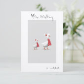 Carte De Remerciements Doodle bizarre (Debout devant)