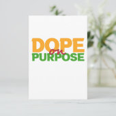Carte De Remerciements Dope on Purpose Funny JunetDix Black History (Debout devant)