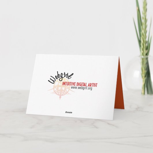 Carte de remerciements doré (Dos)