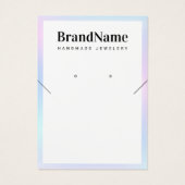 Carte de remerciements d'oreilles de collier de lo (Dos)