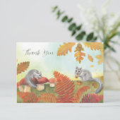 Carte De Remerciements Dormice comestible (Glis glis) dans la nature (Debout devant)