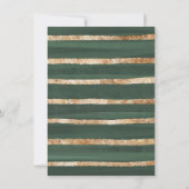 Carte De Remerciements Douce Baby Shower Botanique Eucalyptus Or Vert (Dos)