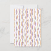 Carte De Remerciements Douce Fraîcheur du Marché Réception de Mariage Fan (Dos)