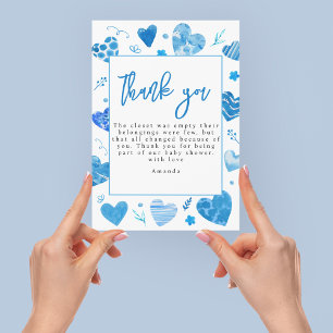 Carte De Remerciements Douceur Baby Shower