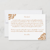 Carte De Remerciements Douche nuptiale de talavera mexicaine (Dos)