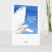 Carte De Remerciements Dove Watercolor (Dos)