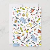 Carte De Remerciements Dr. Seuss Character Confetti | ANNIVERSAIRE DE ENF (Dos)