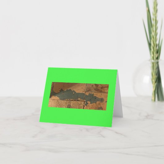 Carte De Remerciements Dragon 🐉 Dans Les Planches (Devant)