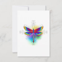 Dragonfly en arc-en-ciel