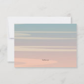 Carte de remerciements dramatique de perte de ciel (Dos)