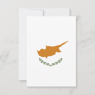Carte De Remerciements Drapeau de Chypre