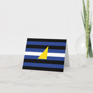 Carte De Remerciements Drapeau de fierté des sports aquatiques