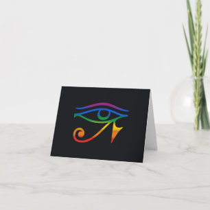 Carte De Remerciements Drapeau de la fierté gay goth