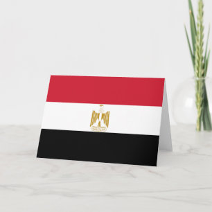 Carte De Remerciements Drapeau de l'Égypte