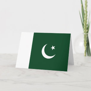 Carte De Remerciements Drapeau du Pakistan