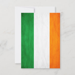 Carte De Remerciements Drapeau irlandais