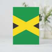 Carte De Remerciements Drapeau jamaïcain (Debout devant)