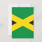 Carte De Remerciements Drapeau jamaïcain (Dos)