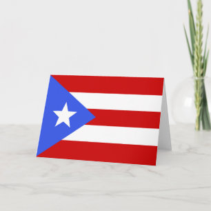 Carte De Remerciements Drapeau Porto Rico