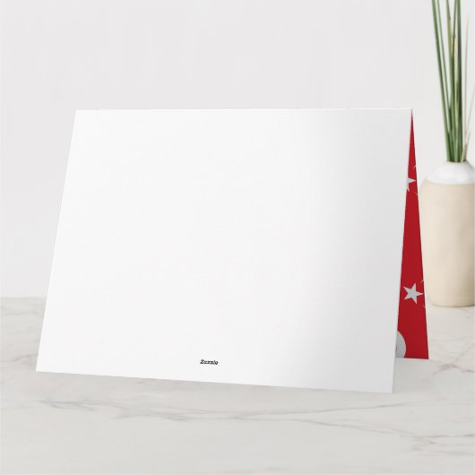 Carte De Remerciements Drapeau turc (Dos)
