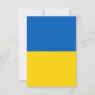 Carte De Remerciements Drapeau ukrainien