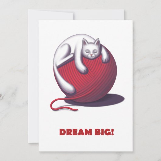 Carte De Remerciements Dream Big (Devant)