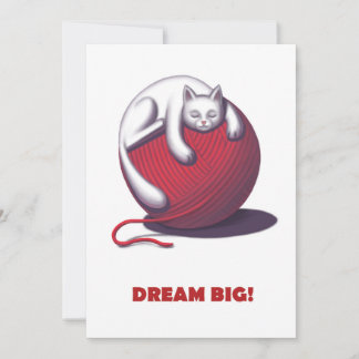 Carte De Remerciements Dream Big