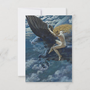 Carte De Remerciements « Dream Idyll - Une Walkyrie » par Edward Robert H