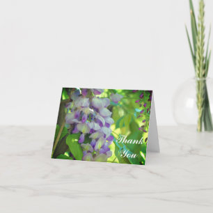 Carte De Remerciements Dreamme Purple Wisteria Flower