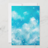 Carte De Remerciements Dreamy Cloud Nine Boy Baby shower (Dos)