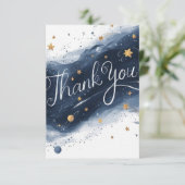 Carte De Remerciements Dreamy Magical Meteor Celestial (Debout devant)