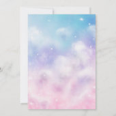 Carte De Remerciements Dreamy Pastel Cloud Neuf 9e fête d'anniversaire (Dos)