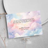Dreamy Pastel Cloud Neuf Baby shower