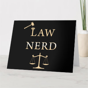 Carte De Remerciements Droit Nerd - Humour amusant de devis d'avocat
