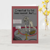 Carte de remerciements drôle (Fleur jaune)