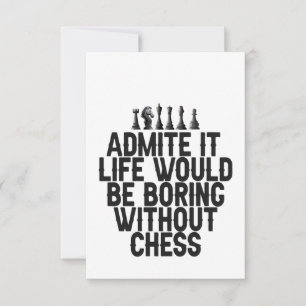 Carte De Remerciements drôle, bénie, échecs, partenaire d'échecs, drôle, 