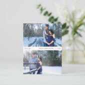 Carte de remerciements du Baby shower Collage de p (Debout devant)