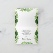 Carte de remerciements du Baby shower des animaux  (Intérieur)