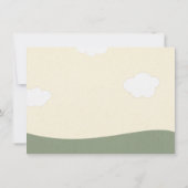 Carte de remerciements du Baby shower des animaux  (Dos)