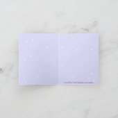 Carte de remerciements du Baby shower Star Lights (Intérieur)