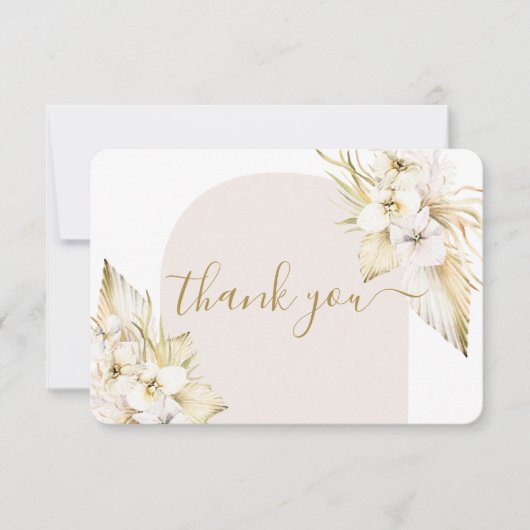 Carte de remerciements du désert de Bohême (Devant)