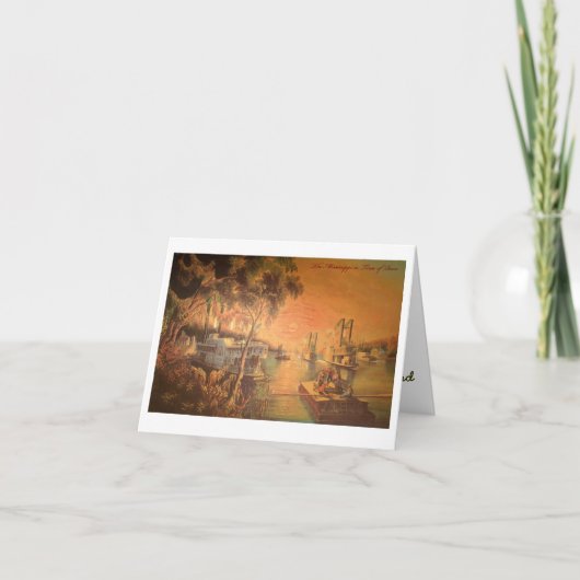 Carte de remerciements du fleuve Mississippi (Devant)