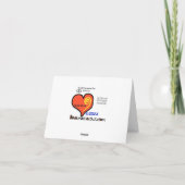 Carte de remerciements du jour de l'optométrie (Dos)