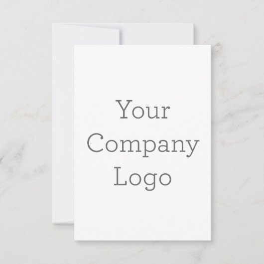 Carte de remerciements simple 8.9 cm x 12.7 cm (Devant)