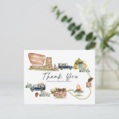 Carte de remerciements du parc national (Debout devant)