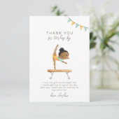 Carte de remerciements du parti Gymnastique (Debout devant)