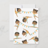 Carte de remerciements du parti Gymnastique (Dos)