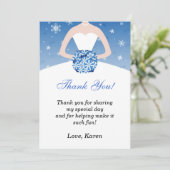 Carte de remerciements du pays des merveilles (Debout devant)