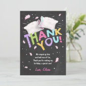 Carte de remerciements du pyjama de la fête du boi (Debout devant)