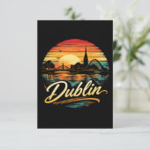 Carte De Remerciements Dublin (Debout devant)